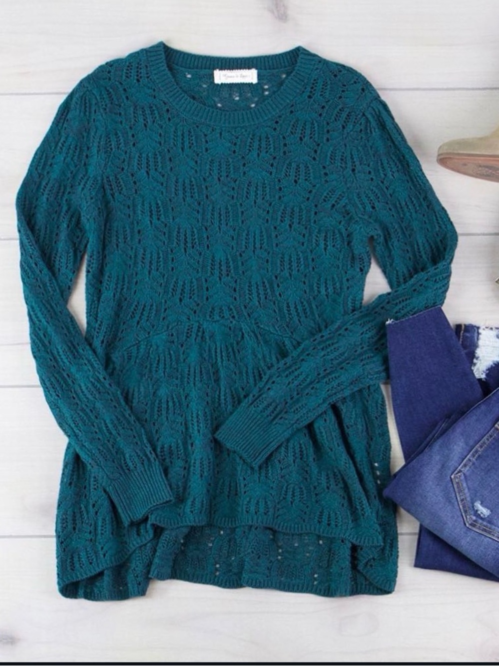 Grace & Lace multi-wear knit top